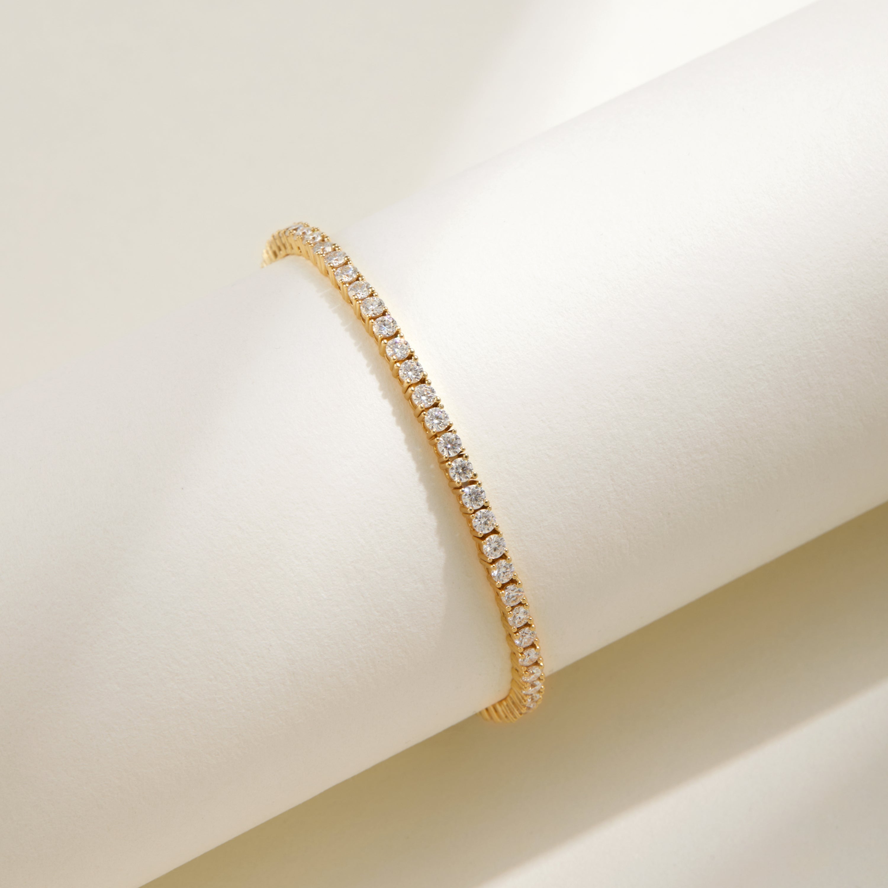 Tennis Bracelet, Gold Vermeil