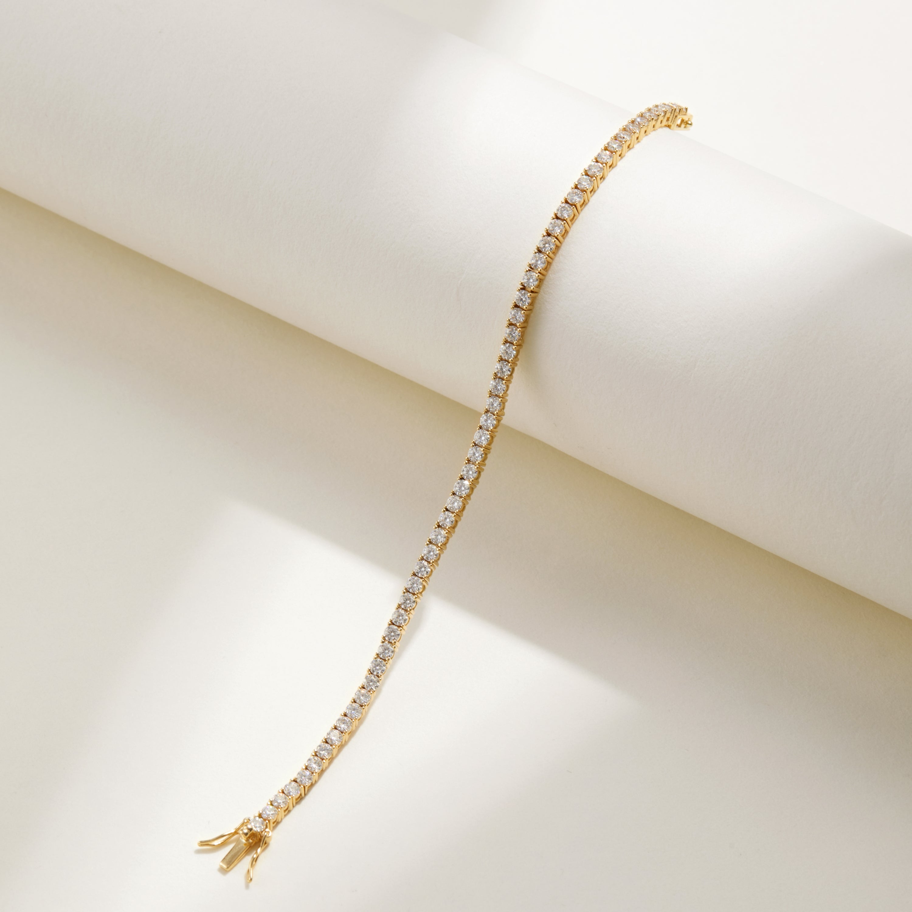 Tennis Bracelet, Gold Vermeil