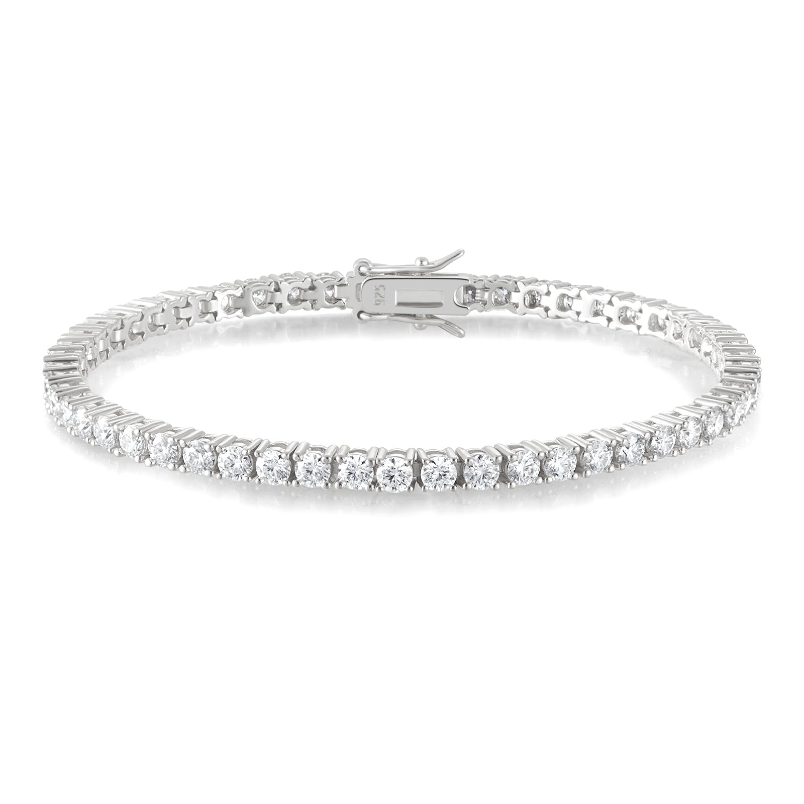 Tennis Bracelet, Sterling Silver